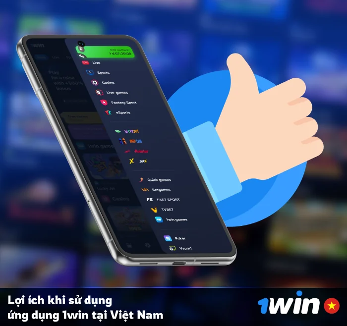 Lợi ích khi sử dụng ứng dụng di động 1Win