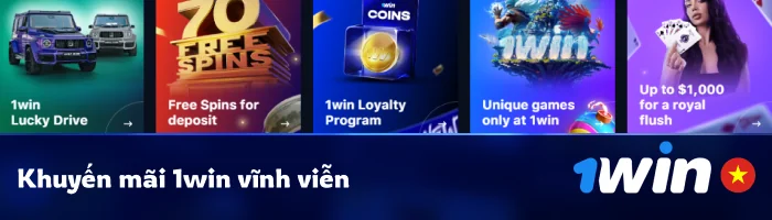 Các loại tiền thưởng dành cho người chơi Việt Nam - 1Win