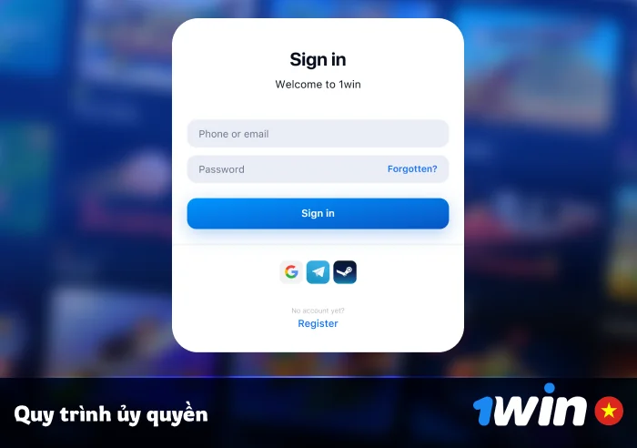 Cách đăng nhập vào 1Win Việt Nam