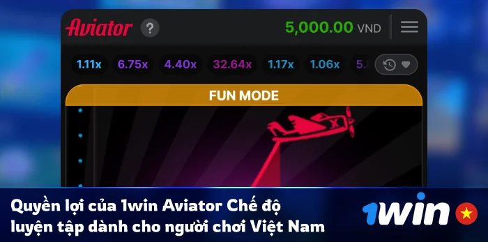 Hãy thử 1Win Aviator ở chế độ demo để tìm hiểu tất cả các tính năng