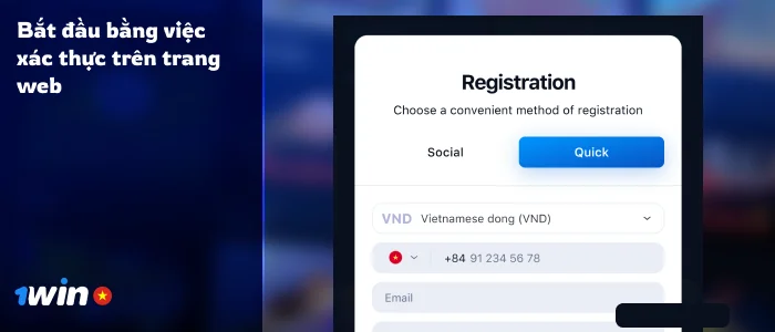 Đăng ký tại 1Win để bắt đầu nhận tiền thưởng