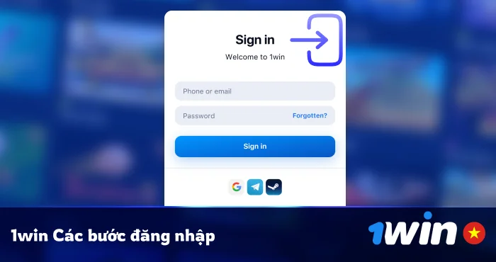 Cách đăng nhập - 1Win Việt Nam