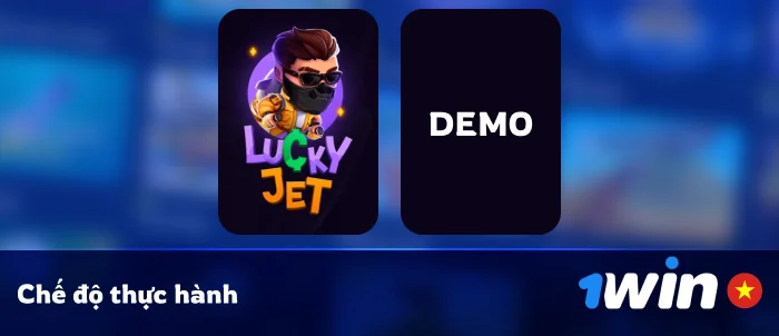 Cách chơi 1Win LuckyJet ở chế độ Demo