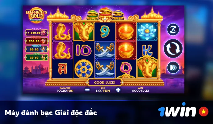 Trò chơi Jackpot tại 1Win Việt Nam