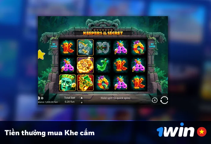 Tiền thưởng mua Slots tại 1Win Việt Nam