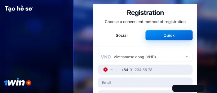 Đăng ký để bắt đầu cá cược thể thao tại 1Win Vietnam