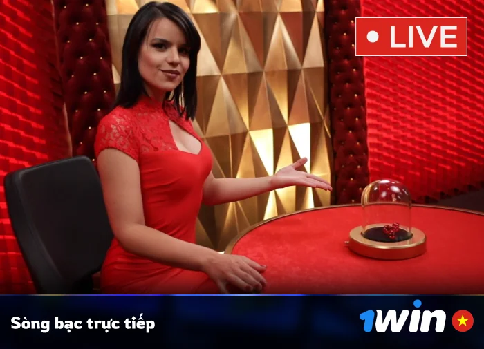 Sòng bạc 1Win với Người chia bài trực tiếp