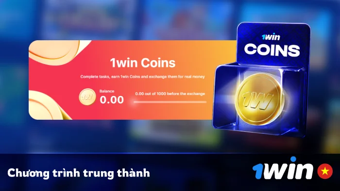 Chương trình VIP 1Win - Tiền xu