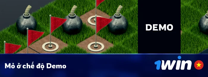 Bắt đầu chơi Mines ở chế độ demo - 1Win