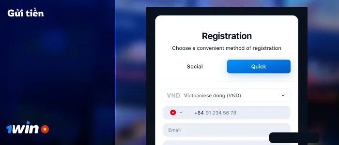 Đăng ký hoặc Đăng nhập tại 1Win Vietnam để bắt đầu chơi Mines