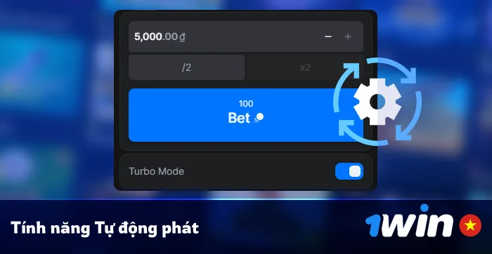 Bật chức năng Tự động phát tại 1Win Plinko