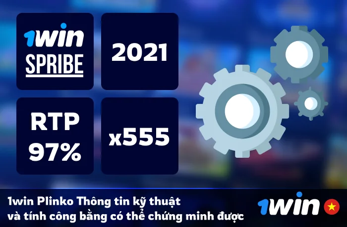 Thông tin kỹ thuật chính theo 1Win Plinko Game