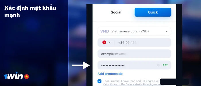 Tạo mật khẩu mạnh - Đăng ký 1Win Việt Nam