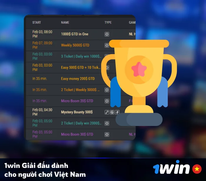Giải đấu Poker có tại 1Win