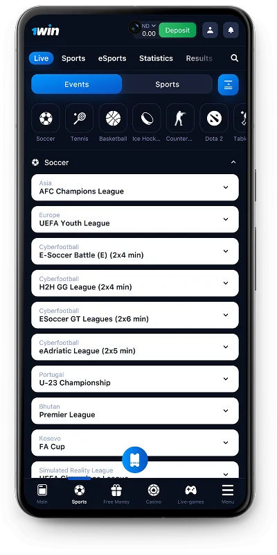Trang Thể Thao Ứng Dụng 1Win Việt Nam